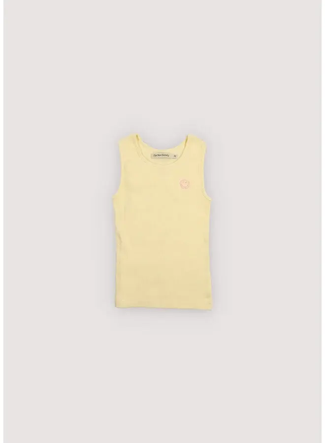 The New Society | smiley tee soft lemon