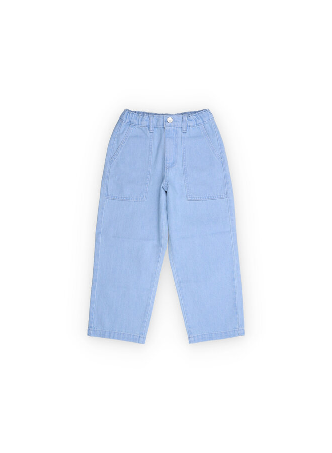 The New Society | lily pant light denim