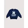 The New Society | tns logo sweatshirt indigo denim