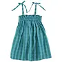 Piupiuchick | short dress w/ straps | blue & green checkered