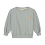 Gray Label | birthday sweater gots | grey melange - melon