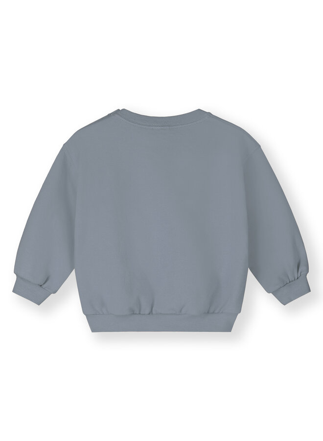 Gray Label | baby dropped shoulder sweater gots | stone grey