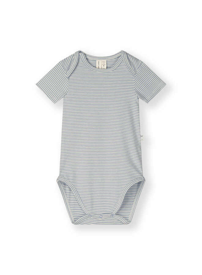 Gray Label | baby onesie gots | stone grey - cream