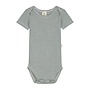 Gray Label | baby onesie gots | blue grey - cream