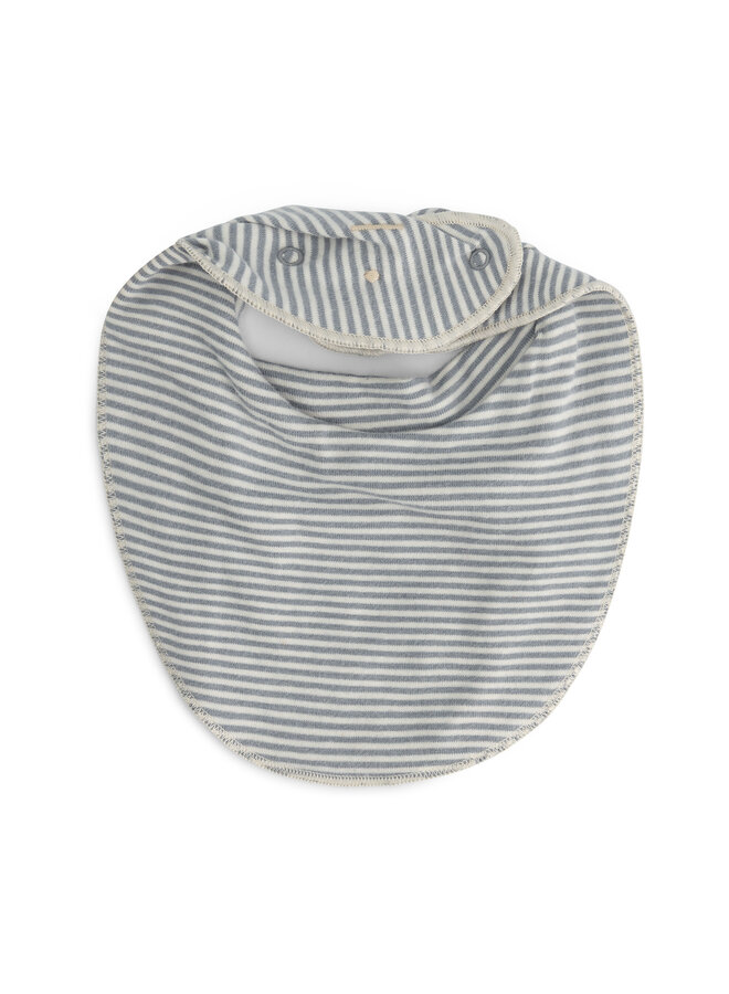 Gray Label | baby bib gots | stone grey - cream