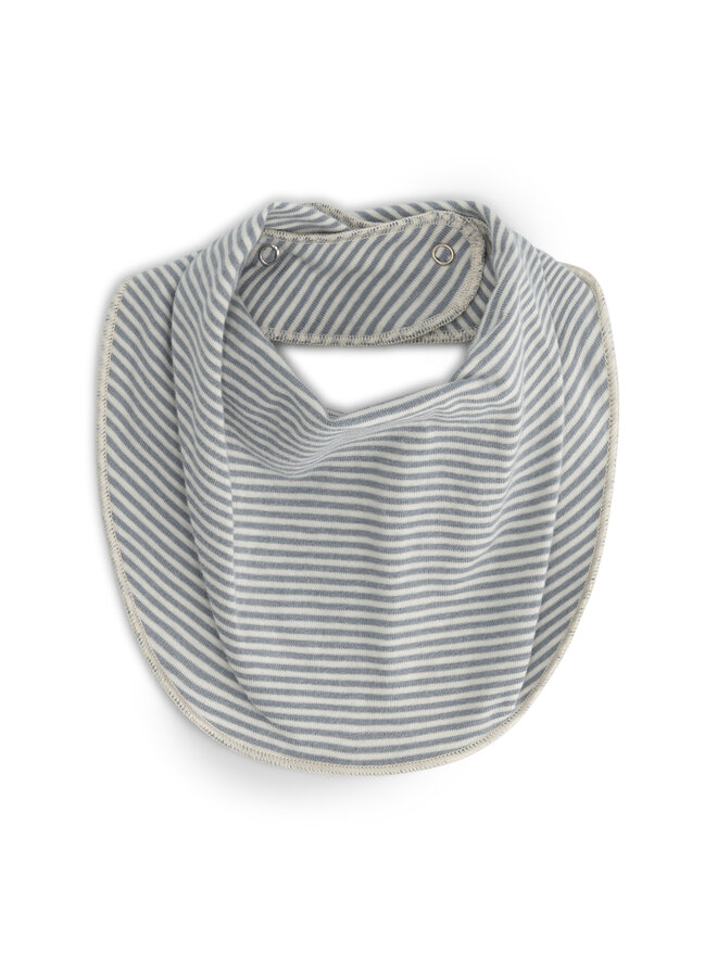Gray Label | baby bib gots | stone grey - cream