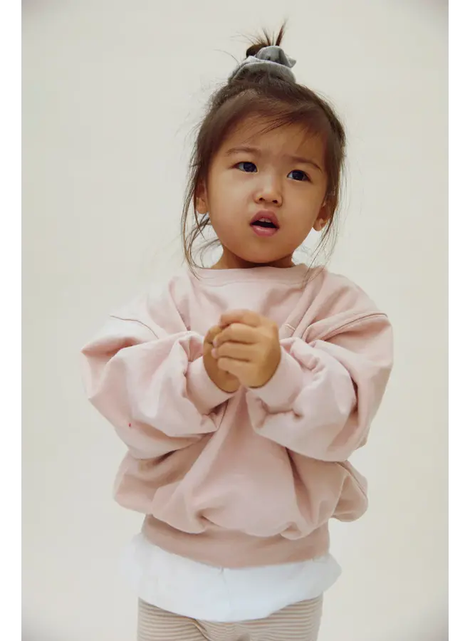 Gray Label | dropped shoulder sweater gots | faded pink