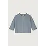 Gray Label | baby raglan cardigan gots | stone grey
