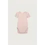 Gray Label | baby onesie gots | faded pink - cream