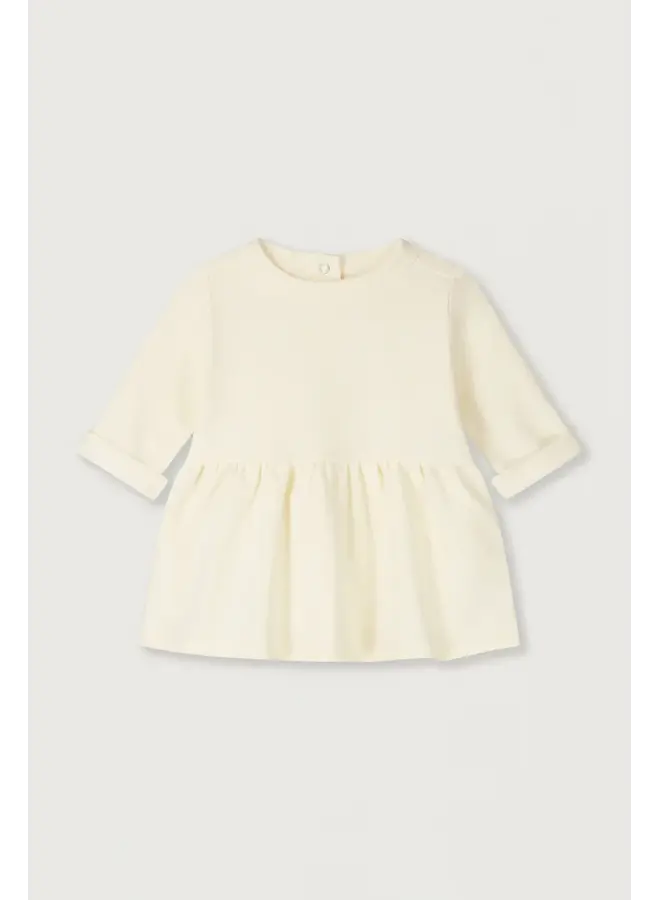 Gray Label | baby dress w/ snaps gots | cream