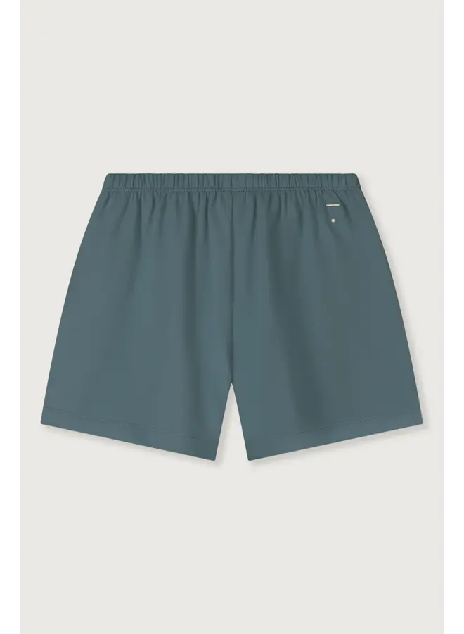 Gray Label | button shorts gots | blue grey