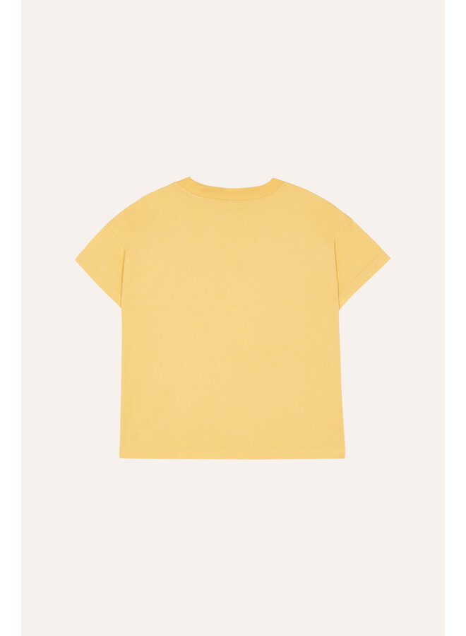 The Campamento | face on the phone tshirt | yellow