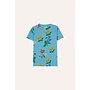 The Campamento | flowers allover tshirt | blue