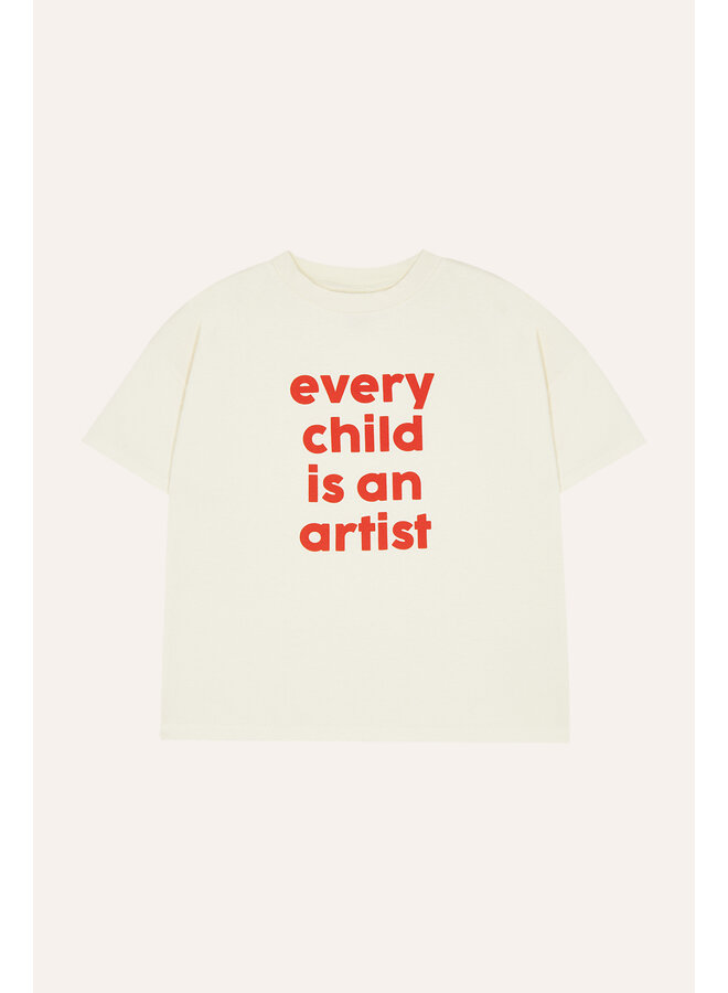 The Campamento | artist oversized tshirt | ecru