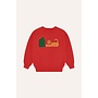 The Campamento | reading lion sweatshirt | red