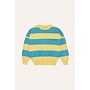 The Campamento | blue stripes sweatshirt | yellow