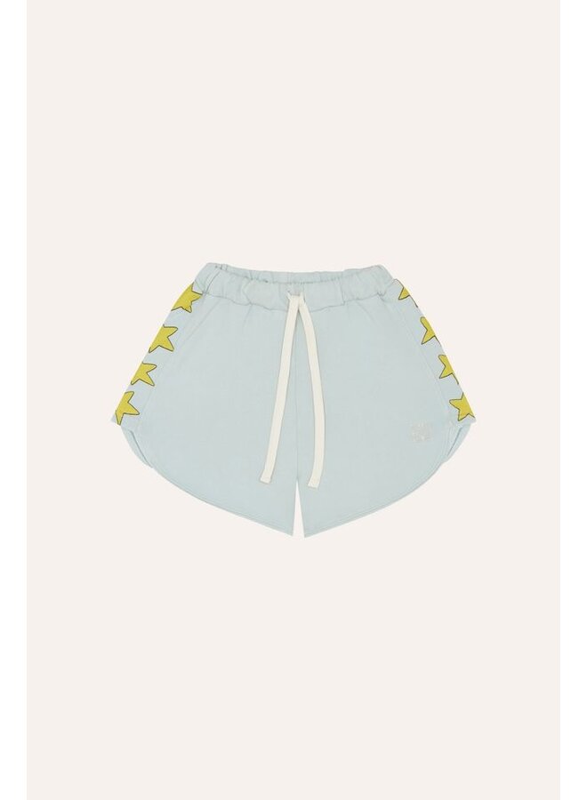 The Campamento | stars washed shorts | light blue