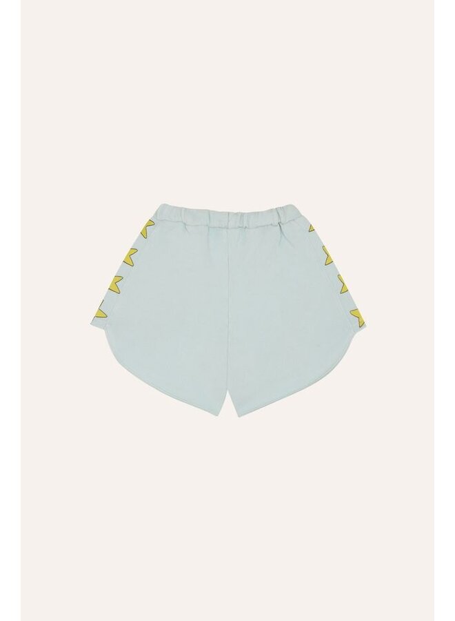 The Campamento | stars washed shorts | light blue