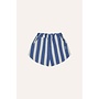 The Campamento | blue stripes washed shorts | blue