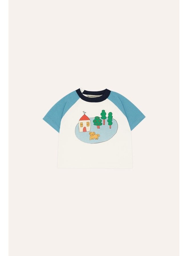 The Campamento | small village baby tshirt | ecru