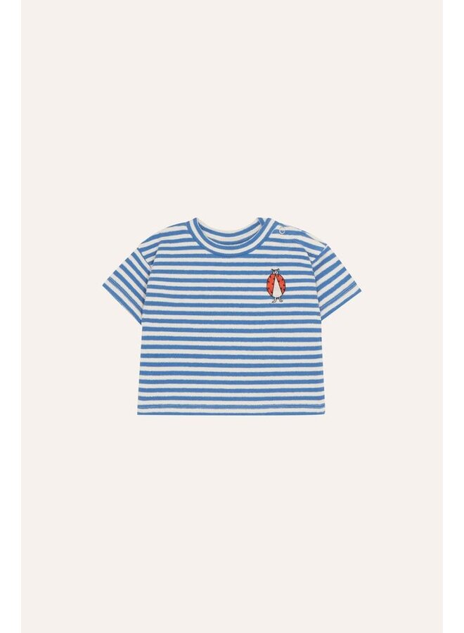 The Campamento | blue stripes baby tshirt | blue