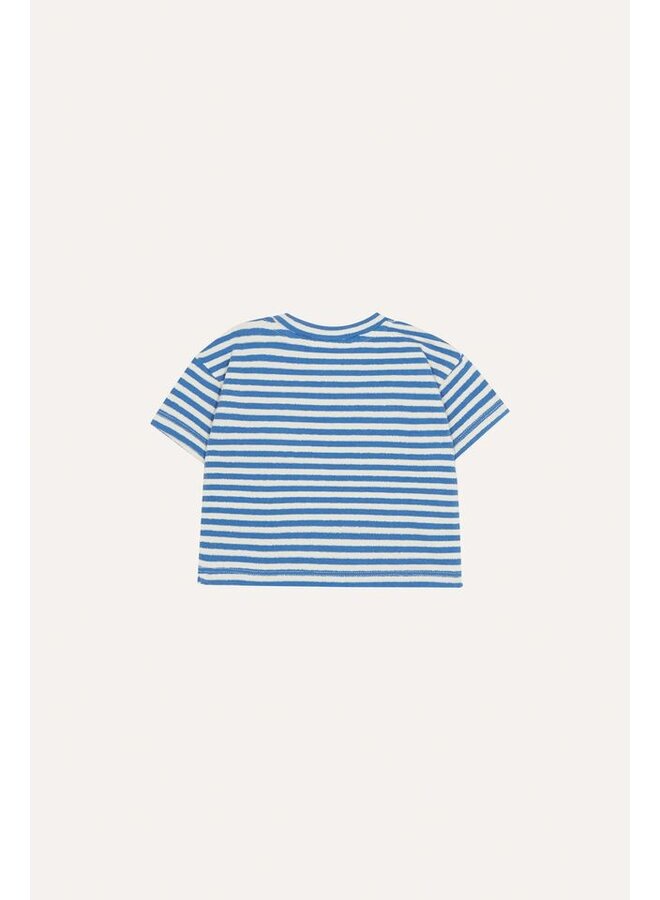 The Campamento | blue stripes baby tshirt | blue