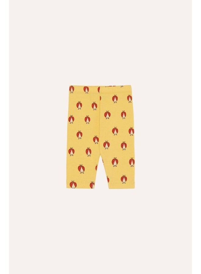 The Campamento | ladybug allover yellow leggings | yellow