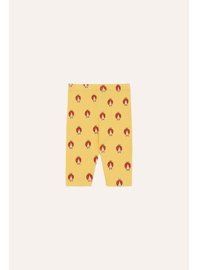 The Campamento | ladybug allover yellow leggings | yellow