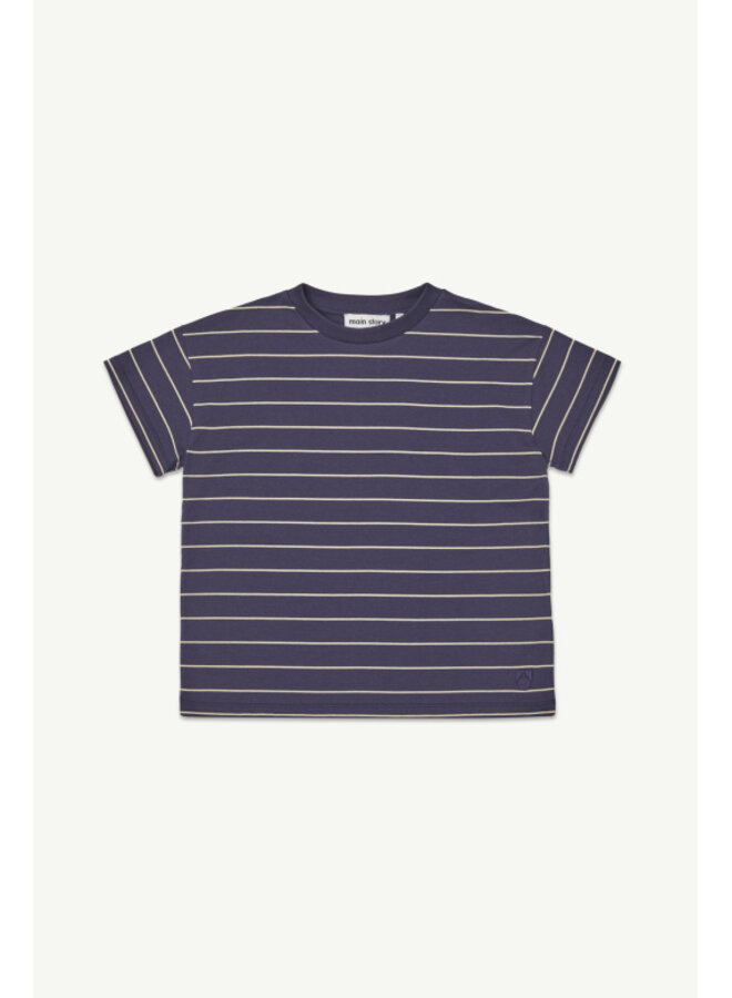 Main Story | loose tee | peacoat stripe jersey