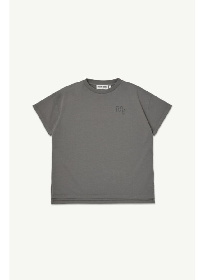 Main Story | oversized tee | plum kitten jersey