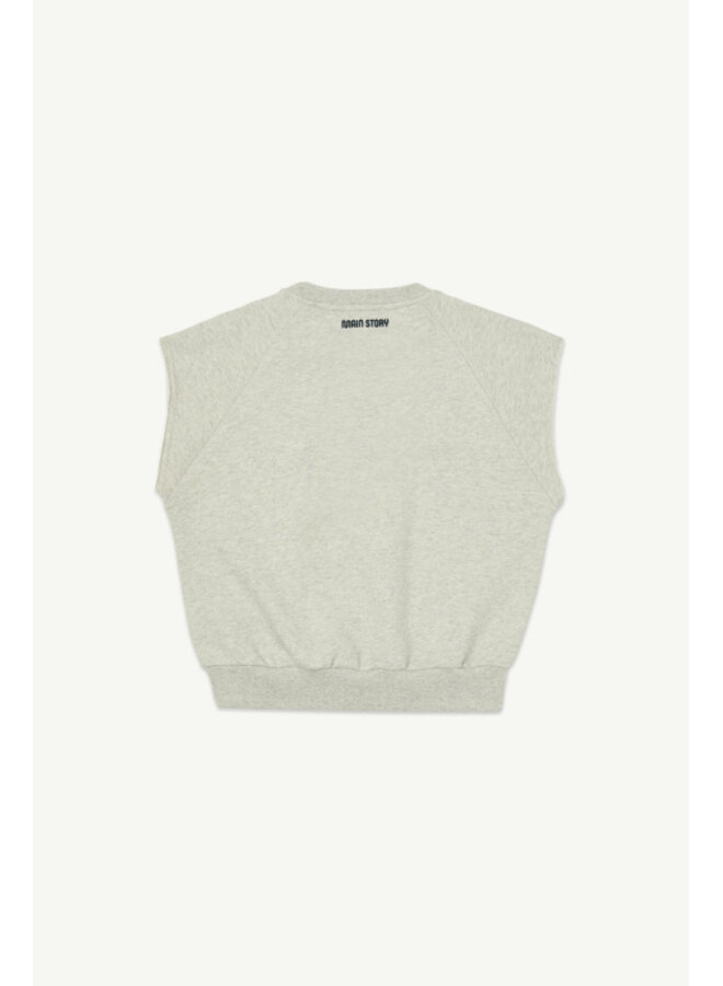 Main Story | tank | ecru melange fleece