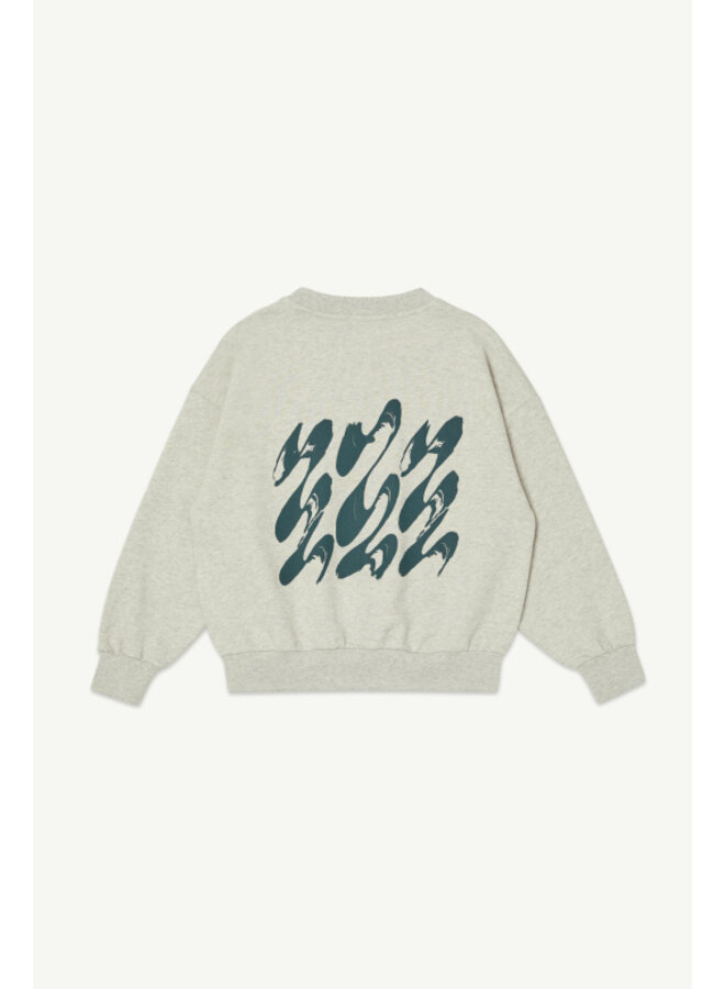 Main Story | bubble sweatshirt | ecru melange fleece