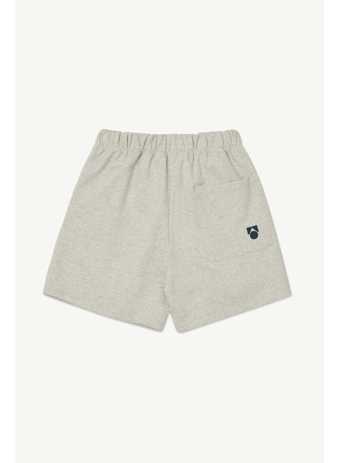 Main Story | baggy short | ecru melange fleece