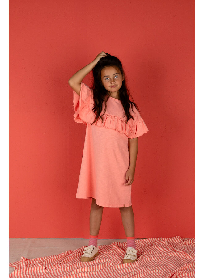 Nixnut | din dress | coral