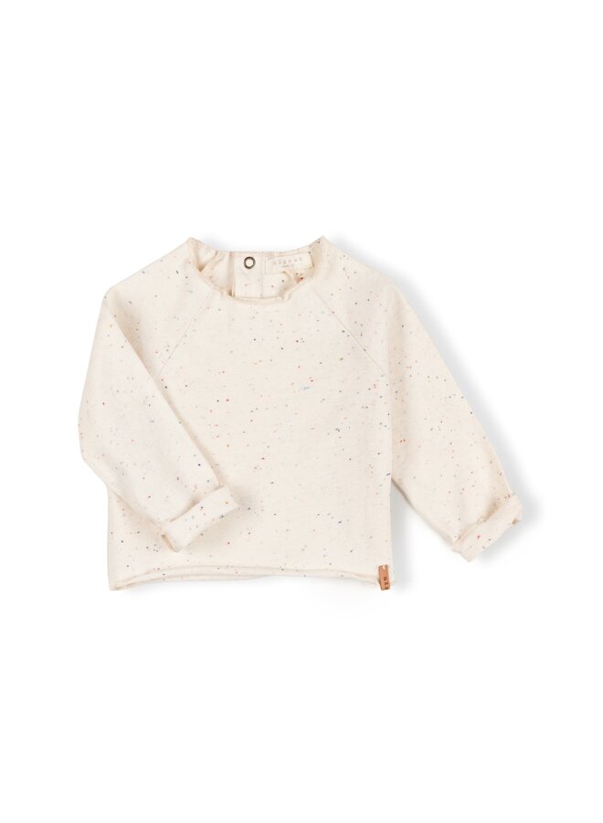 Nixnut | sim knit | ecru speckle