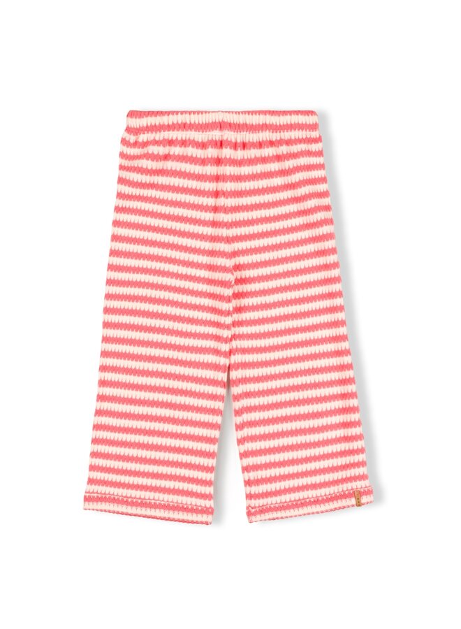 Nixnut | wide pants | coral stripe