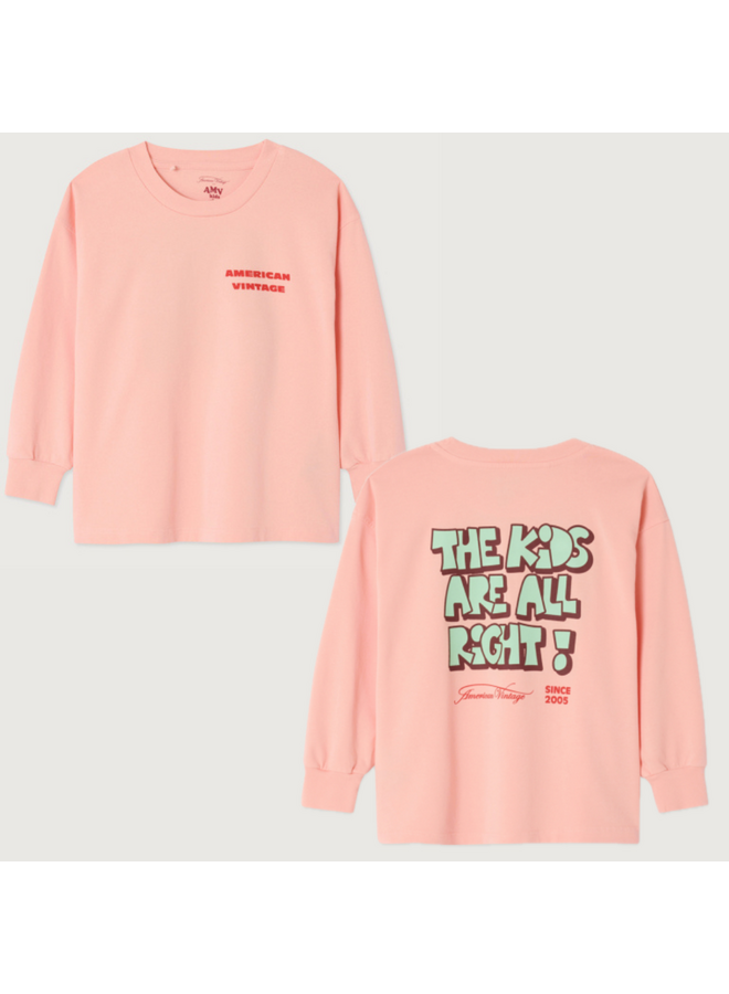 American Vintage | fizvalley longsleeve | sorbet vintage