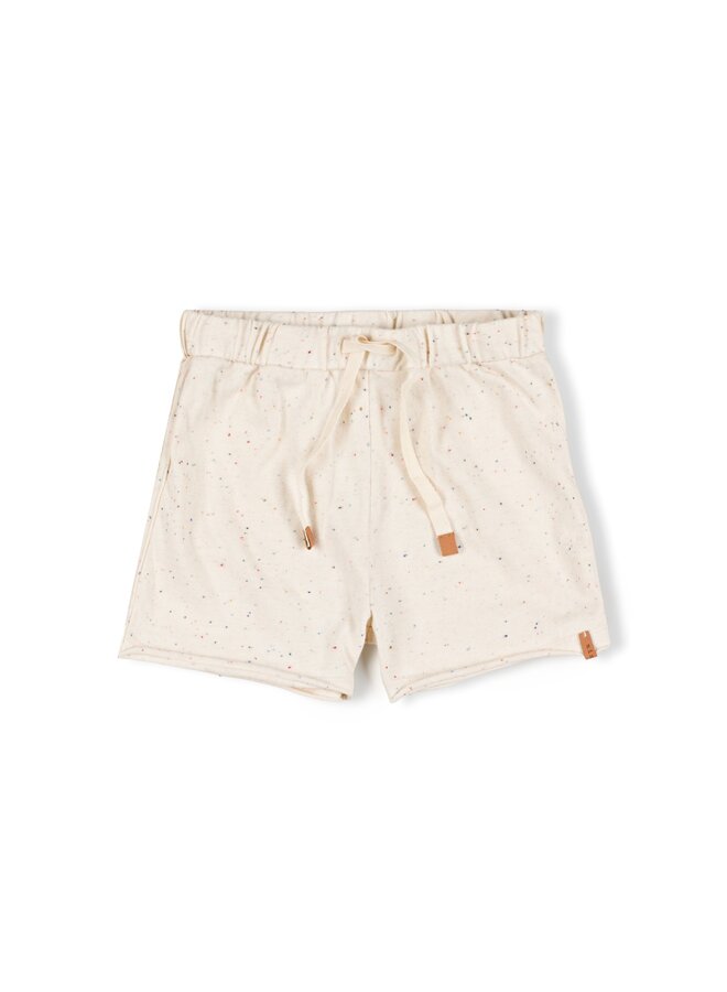 Nixnut | basic short | ecru speckle