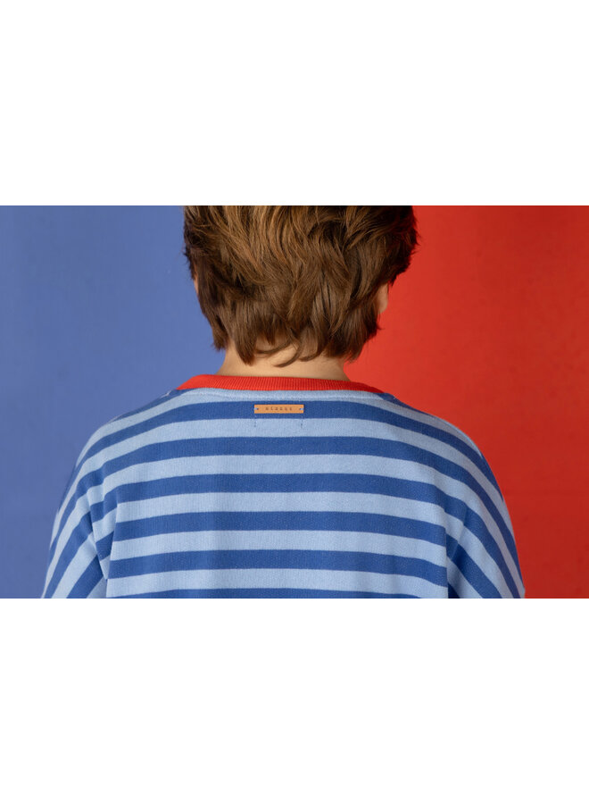 Nixnut | rel sweater | azul stripe