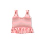 Nixnut | sum top | coral stripe