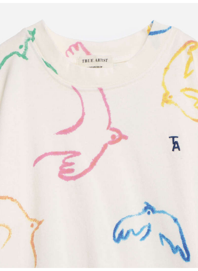 True Artist | nomadic wings t-shirt | beige