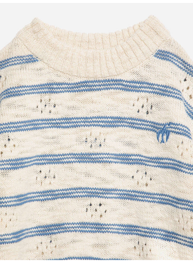 True Artist | knit t-shirt nº01 campanula | offwhite