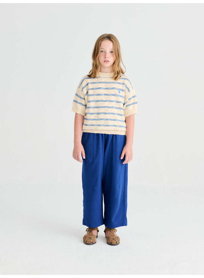 True Artist | knit t-shirt nº01 campanula | offwhite