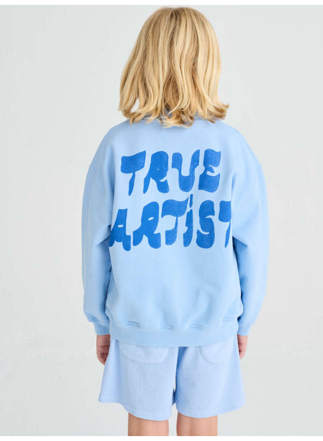 True Artist | sweatshirt nº11 skyride blue | blue