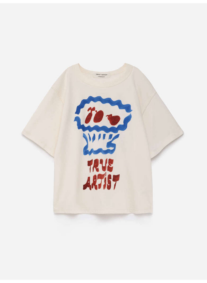 True Artist | strokes t-shirt | beige