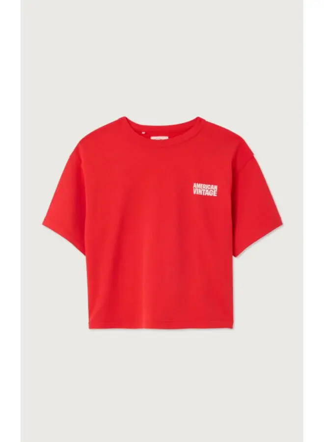 American Vintage | t-shirt ykobow | fraise