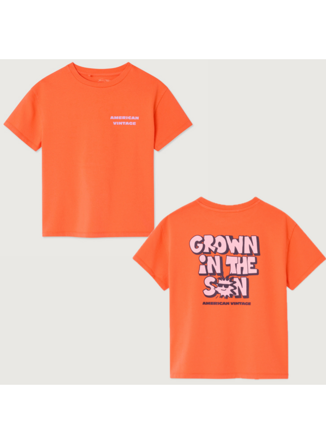American Vintage | fizvalley t-shirt | mandarine vintage