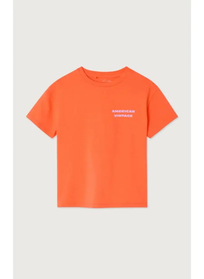 American Vintage | fizvalley t-shirt | mandarine vintage