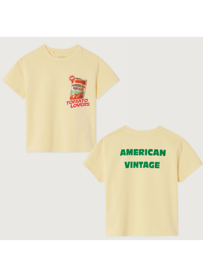American Vintage | fizvalley t-shirt | creme anglaise vintage