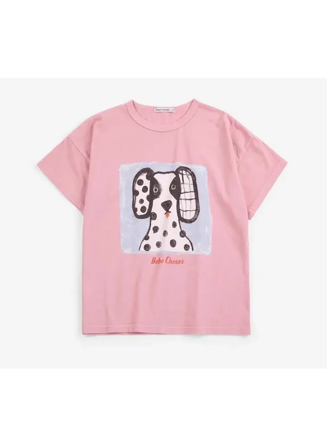 Bobo Choses | van dog t-shirt | pink